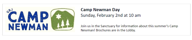 Banner Image for Camp Newman Day